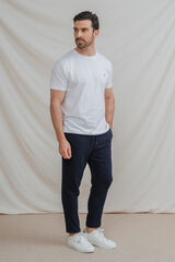 Celopman T-shirt b&aacute;sica branco