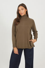 Brave Soul Jersey con botones en la espalda kaki