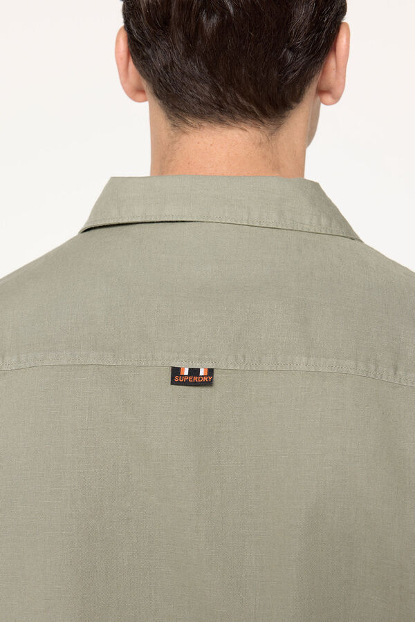 Superdry Camisa de manga curta Resort bege