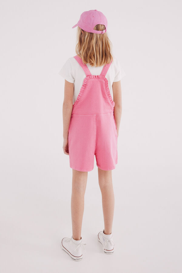 Springfield Kids Macacão curto rosa para meninas rosa