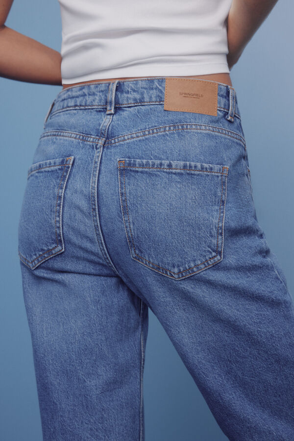 Springfield cal&ccedil;a jeans mam&atilde;e azul