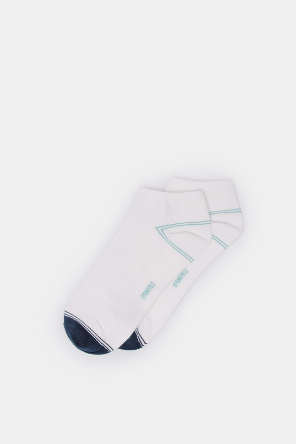 Springfield Calcet&iacute;n tobillero b&aacute;sico blanco