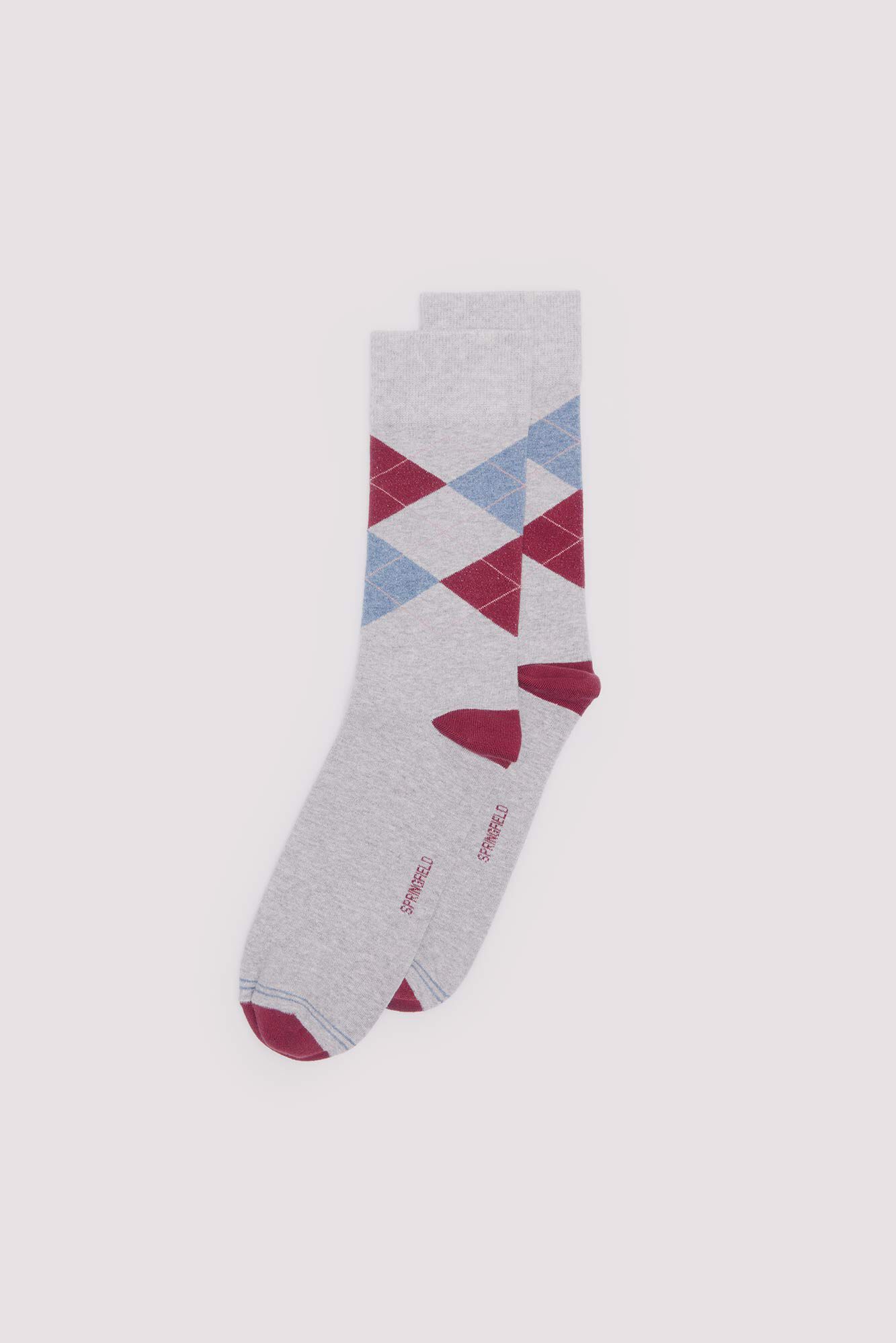 Springfield Meia jacquard diamante