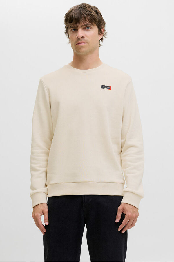 JJ REBEL Sudadera b&aacute;sica logo gris