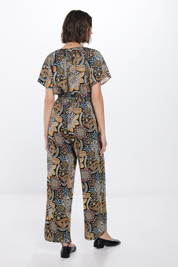 Springfield Mono Largo Estampado negro