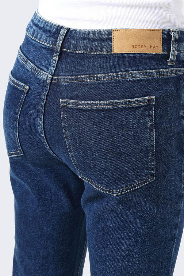 Noisy May Pantal&oacute;n vaquero de largo tobillero azul