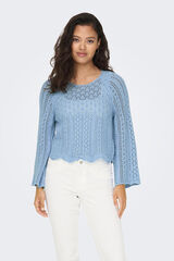 Only Jersey manga campana azul