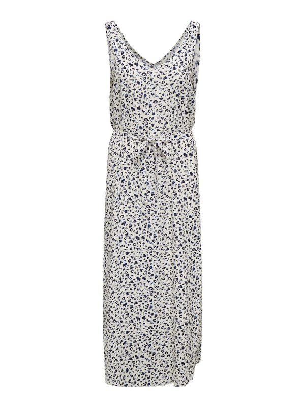 JDY Vestido comprido decote em V branco