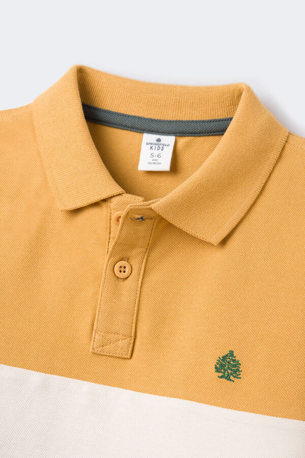 Springfield Kids Polo color block menino branco