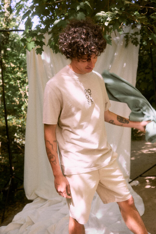 Springfield T-shirt "Roots Studio" estampado costas cru