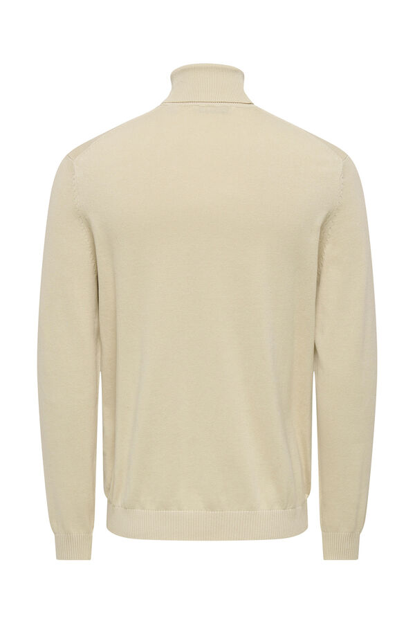 Only & Sons Camisola de gola cinzento