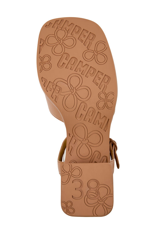 Camper Sand&aacute;lias de pele bege