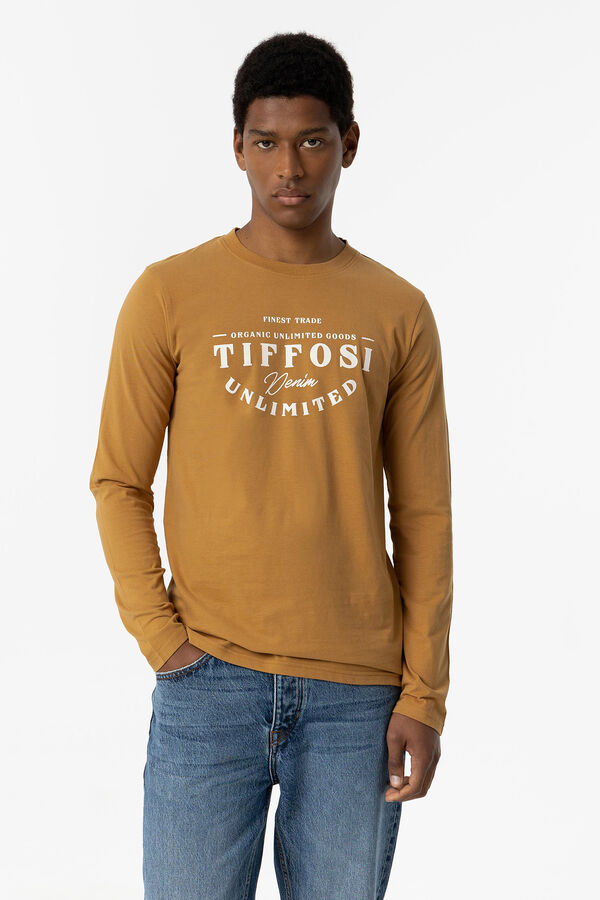Tiffosi T-shirt tato suave com estampado floral vison