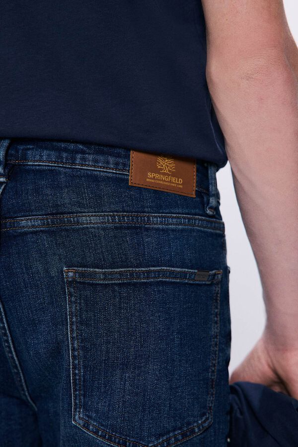 Springfield Jeans skinny fit azul