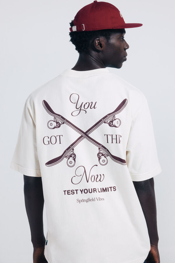 Springfield Camiseta enjoy blanco