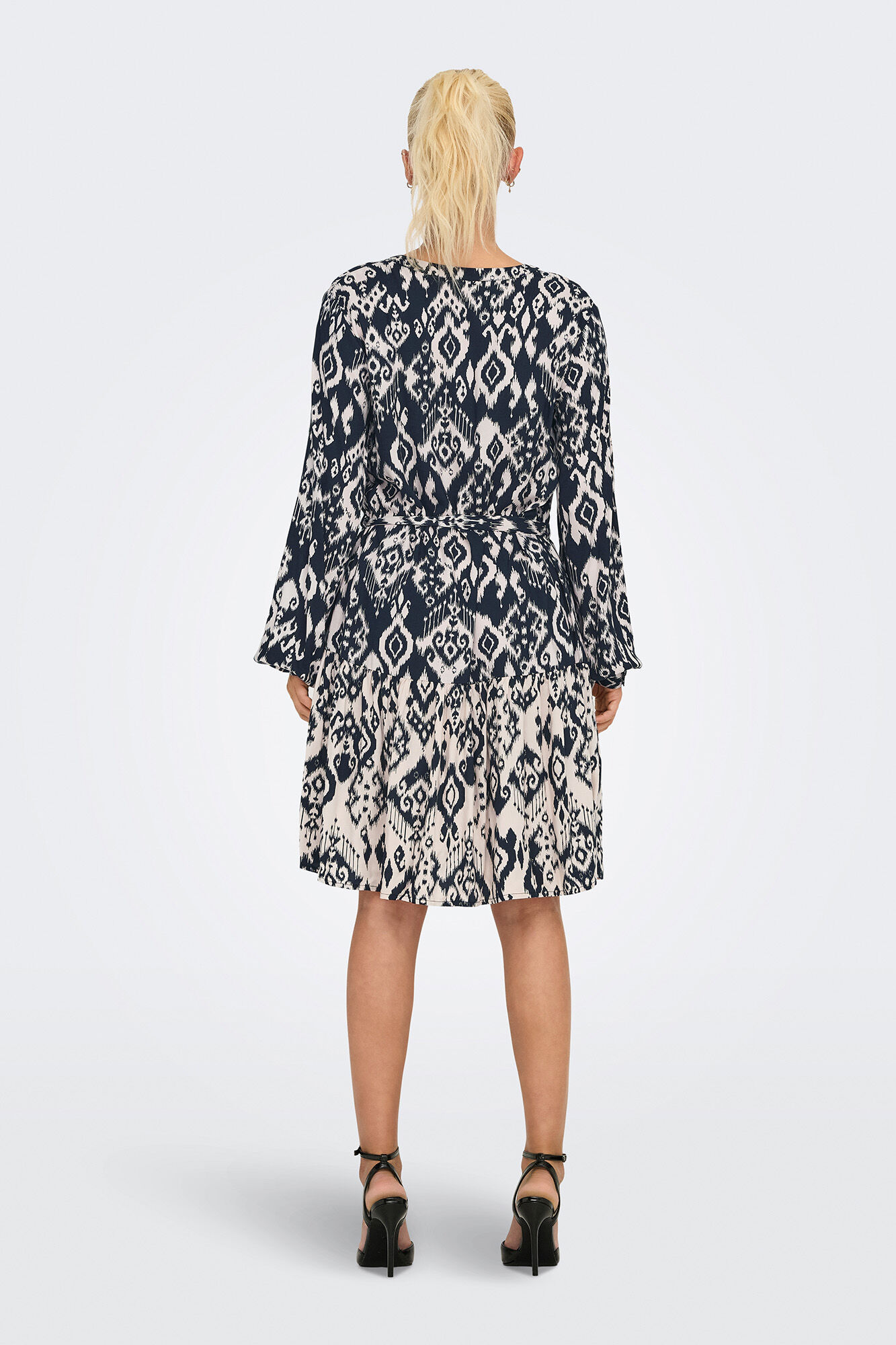 JDY Vestido estampado manga comprida 