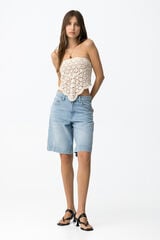 Tiffosi Bermudas denim azul