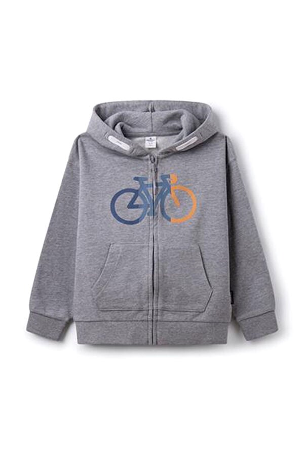 Springfield Kids Sudadera bicicleta ni&ntilde;o gris