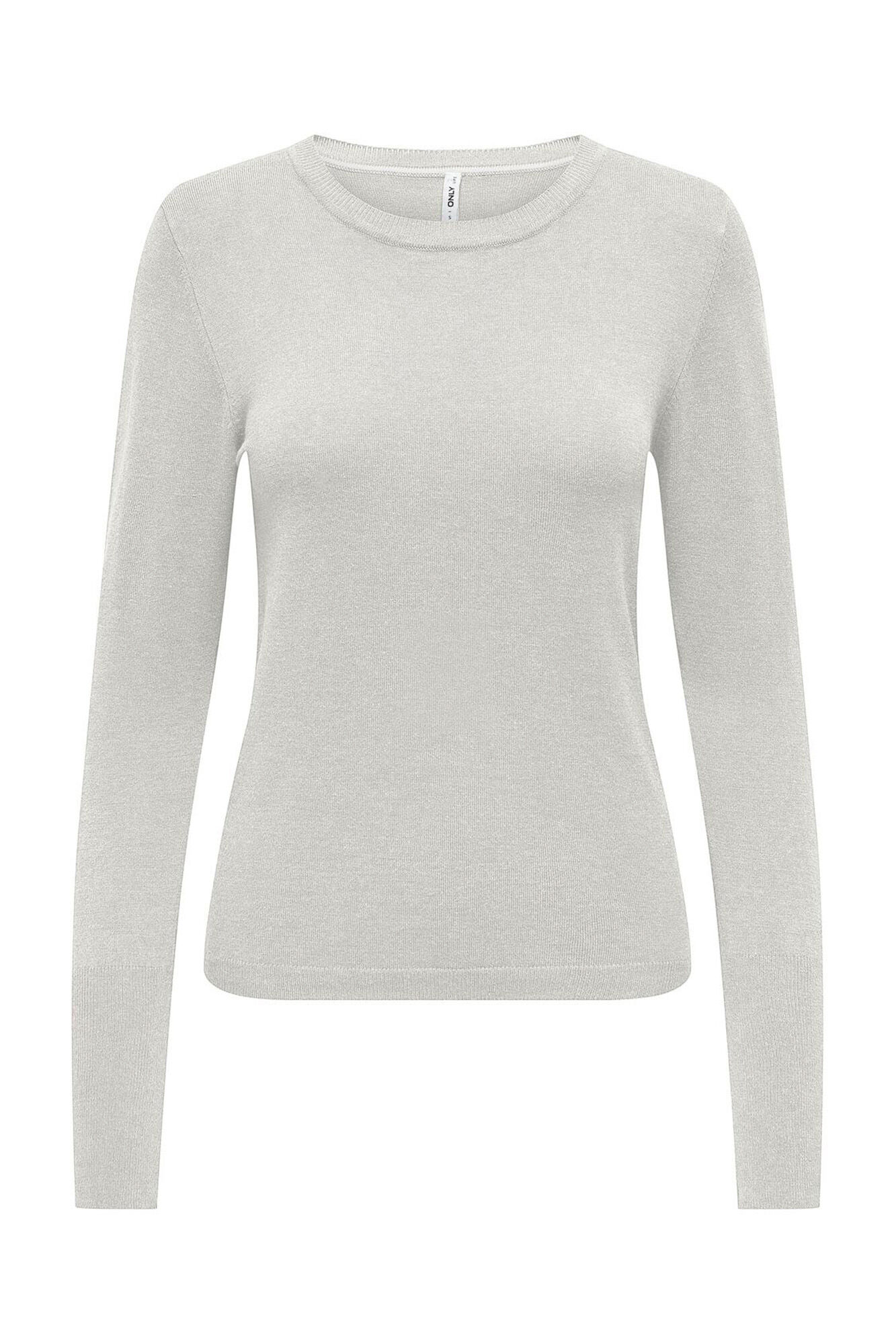 Only Jersey de punto fino con cuello redondo