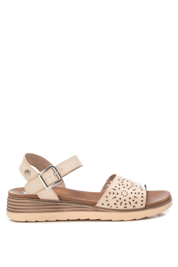 XTI Sandalia de mujer beige
