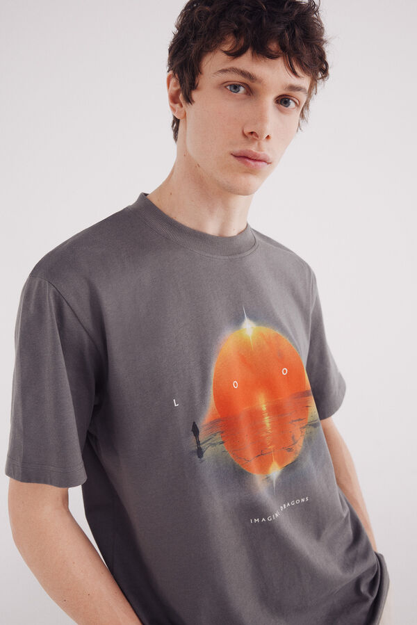 Springfield Camiseta Imagine Dragons gris