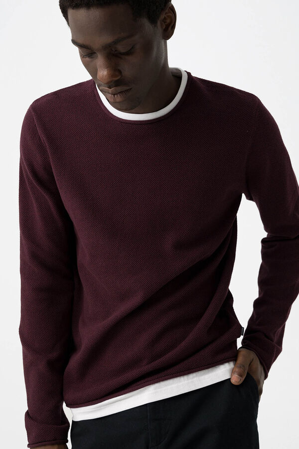 Tiffosi Camisola de mistura de algod&atilde;o estampado