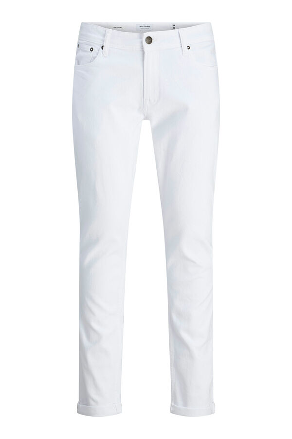 Jack & Jones Pantal&oacute;n slim fit blanco