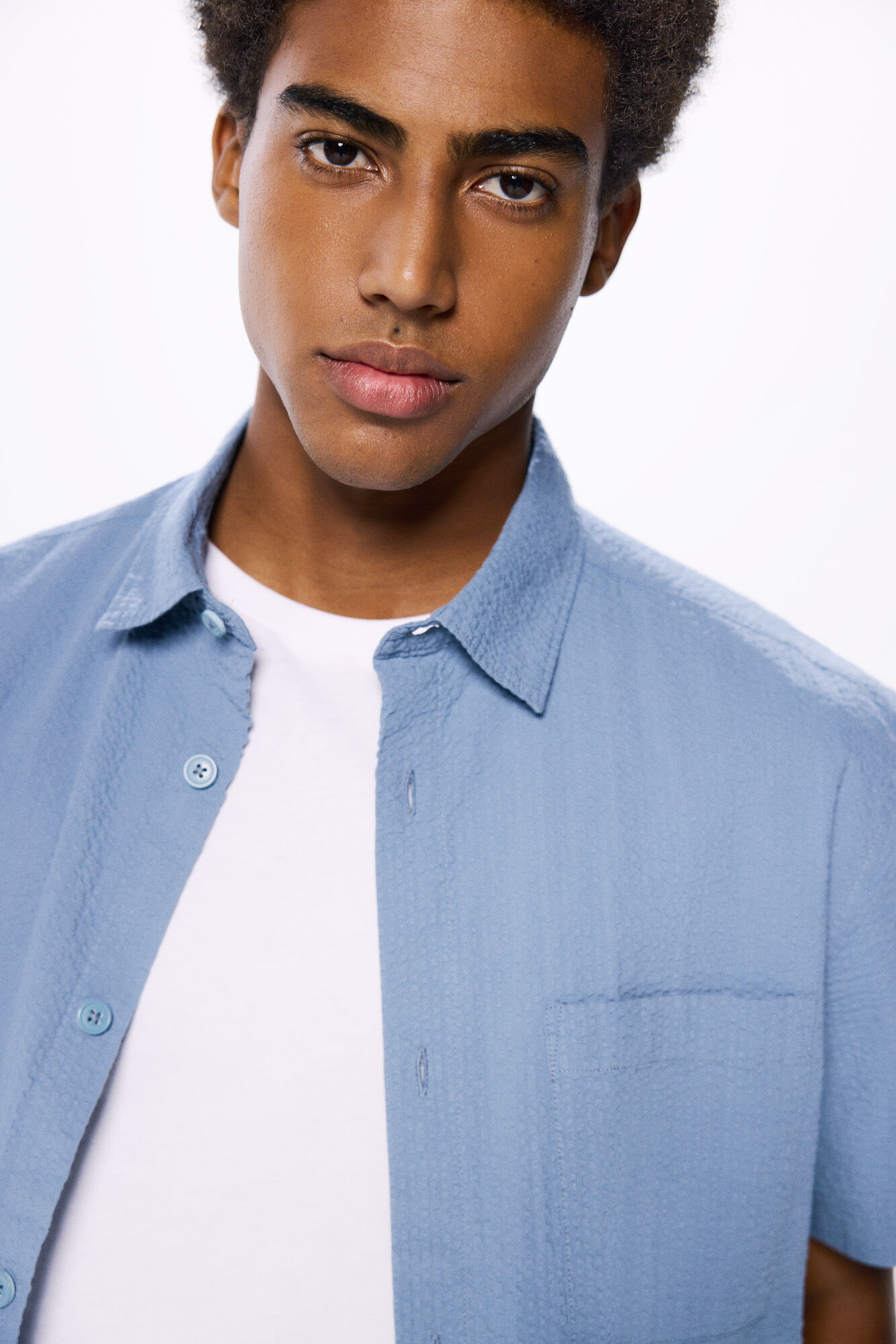 Springfield Camisa manga curta em algod&atilde;o