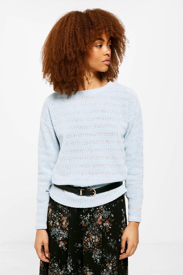 Springfield T-shirt Riscas Chenille azul