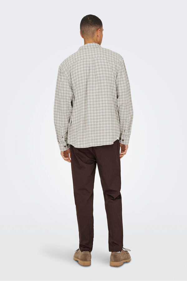 Only & Sons Camisa manga larga azul