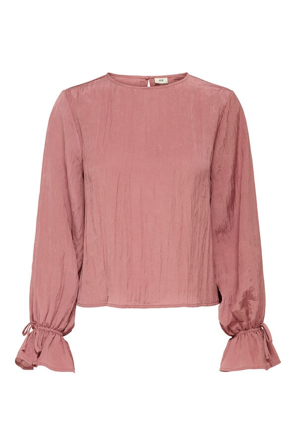 JDY Blusa manga larga fluida rosa
