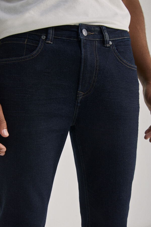 Springfield Jeans skinny lavagem desbotada marinho