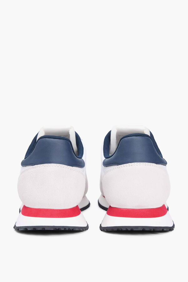 Tommy Jeans Sapatilhas runner Tommy Jeans brancas com detalhes em contraste branco