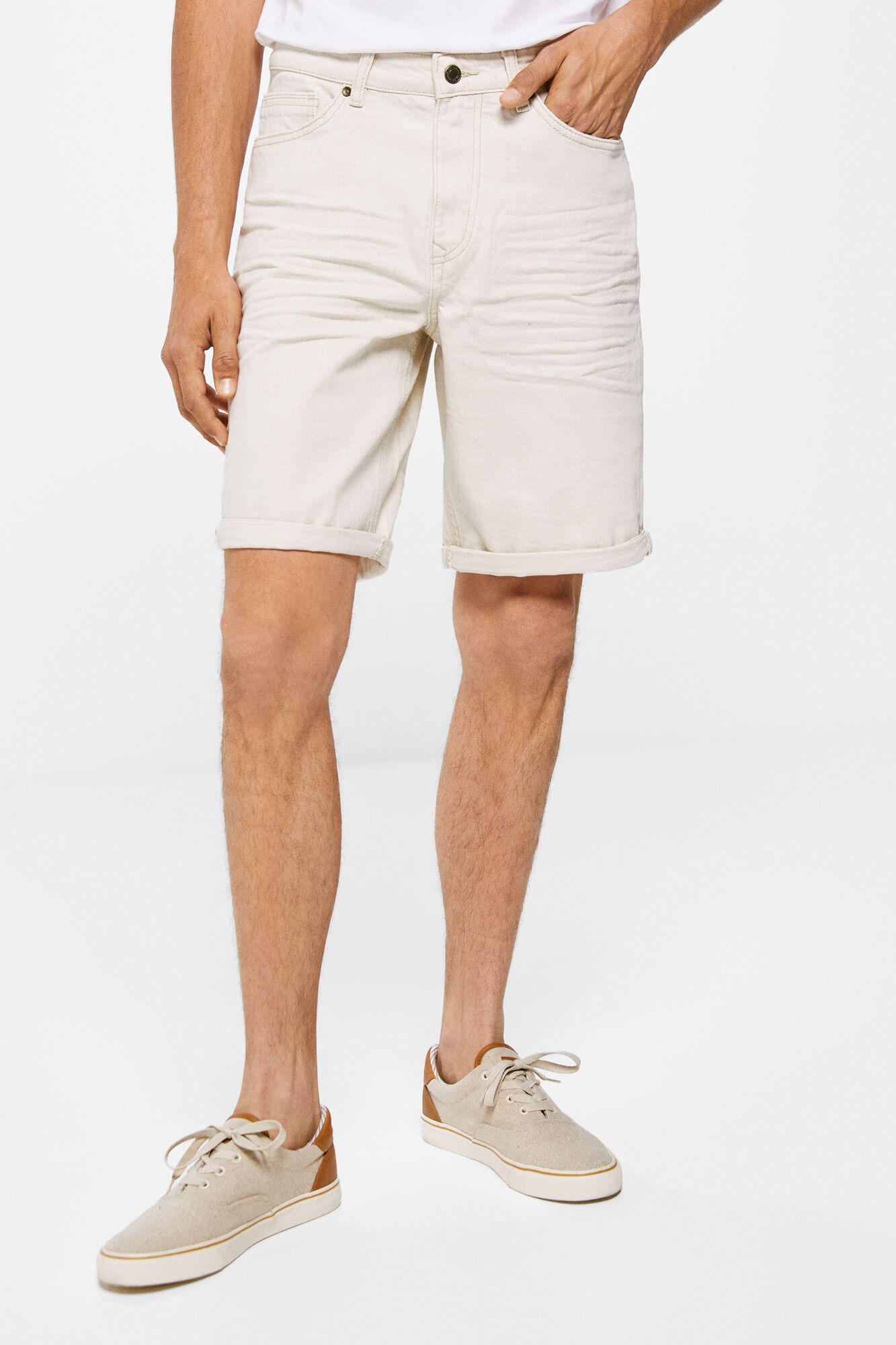 Springfield Bermuda vaquera regular cruda