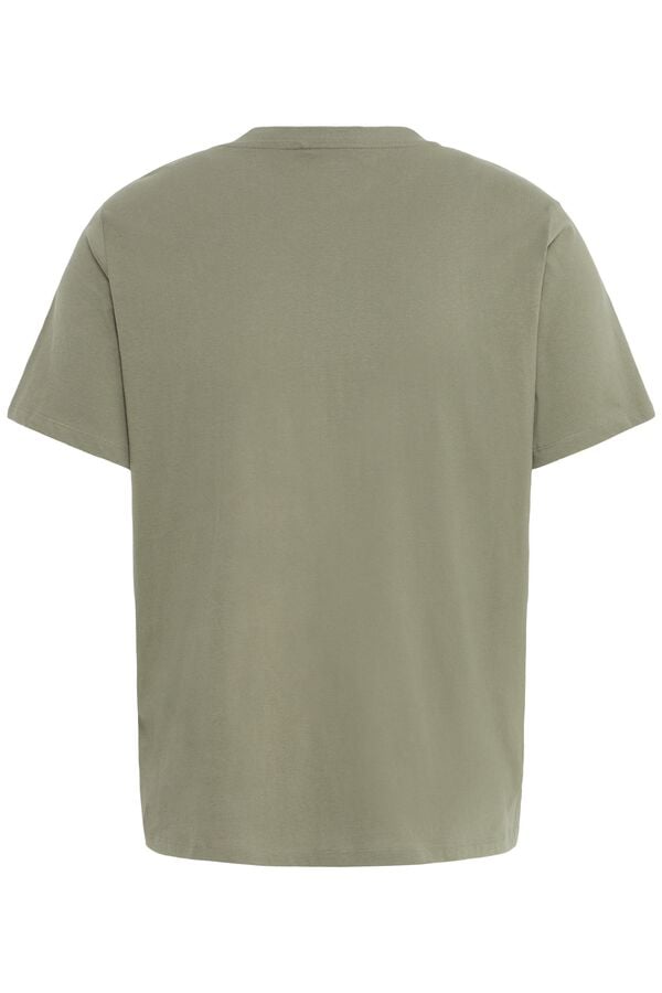 Blend PLUS T-shirt de manga curta tamanho grande verde