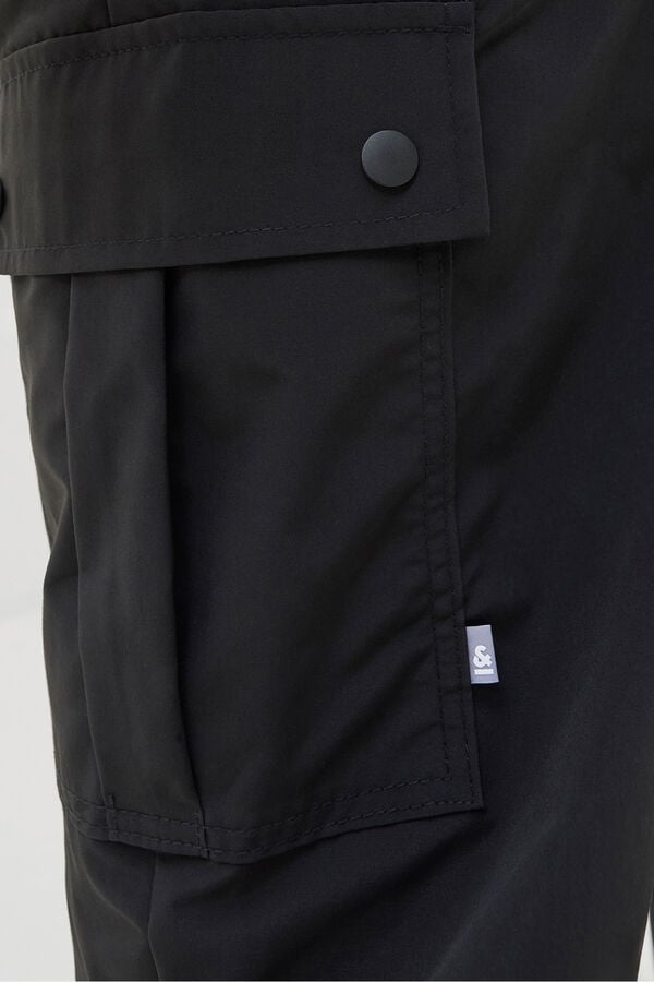 Jack & Jones Pantal&oacute;n cargo relaxed fit negro