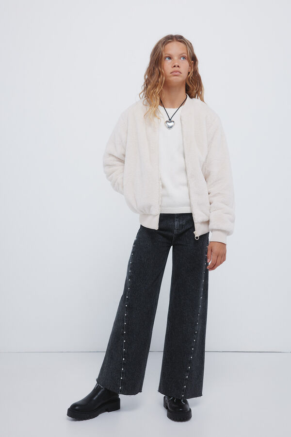 Springfield Kids Bomber de cabelo de menina bege