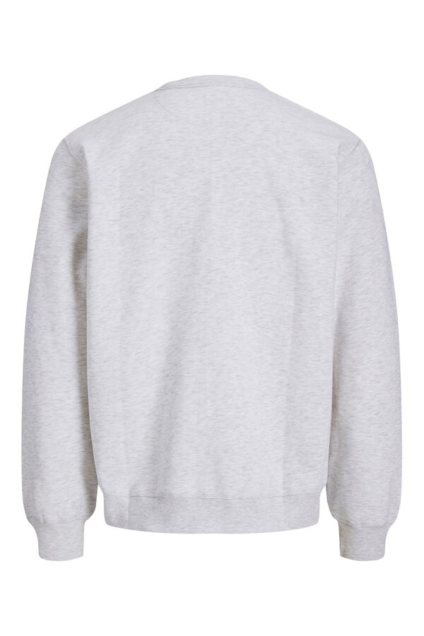 Jack & Jones Sudadera b&aacute;sica logo blanco
