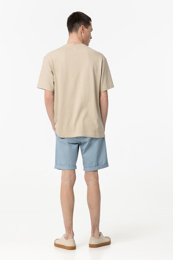 Tiffosi Bermuda Chino Slim Fit azul