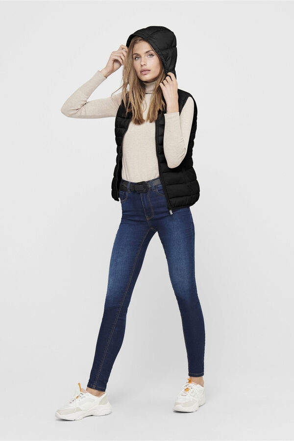 Only Colete meia temporada preto