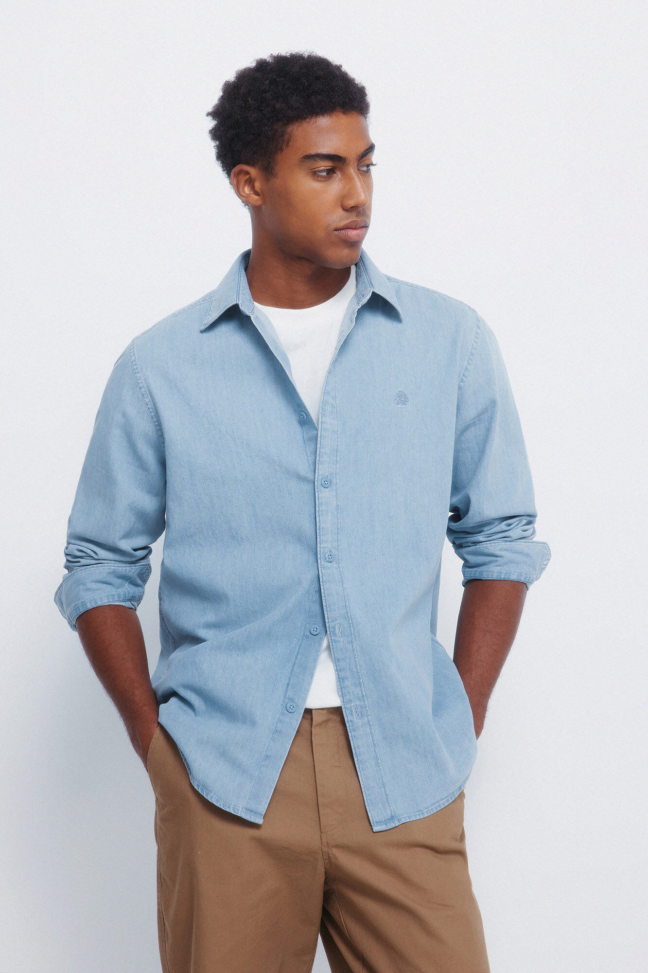 Springfield Camisa jeans