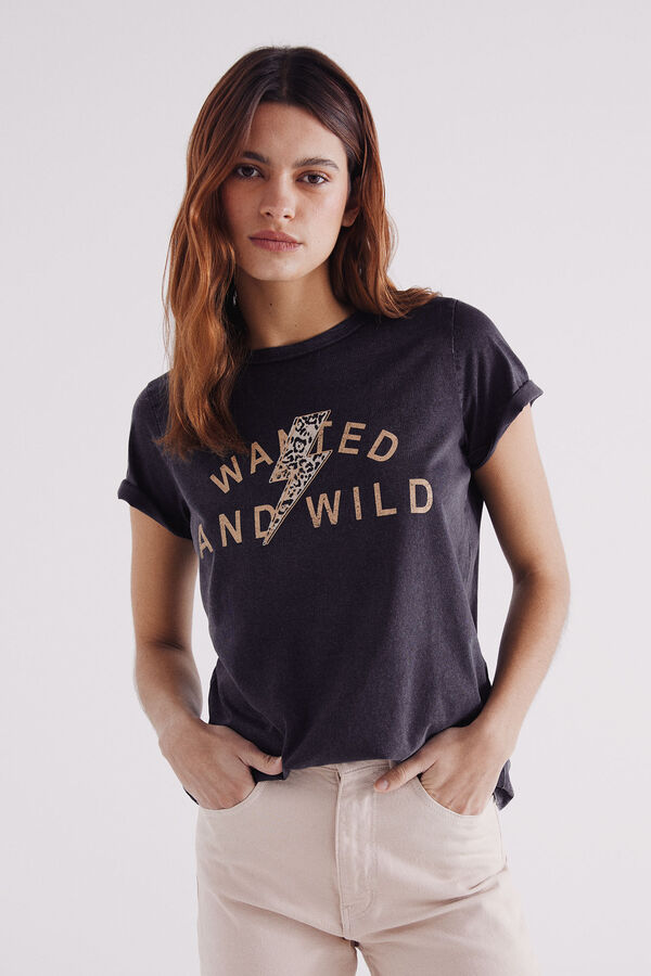 Springfield Camisola gr&aacute;fica cinzento