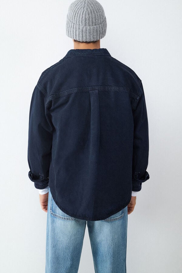 Balmohk Sobrecamisa denim negro