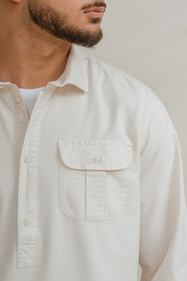 Celopman Camisa polera blanco