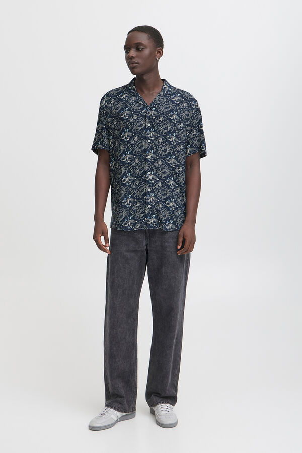 Blend Camisa de manga curta Bhascot  azul