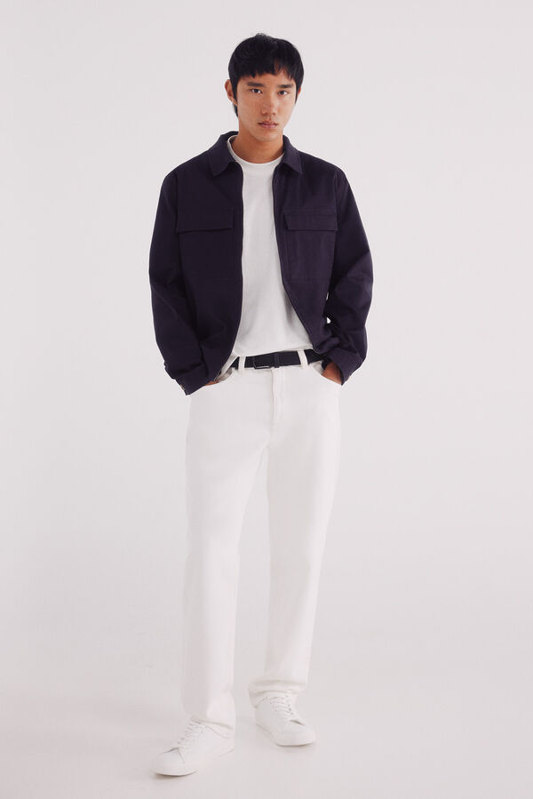 Springfield Sobrecamisa algod&atilde;o azul