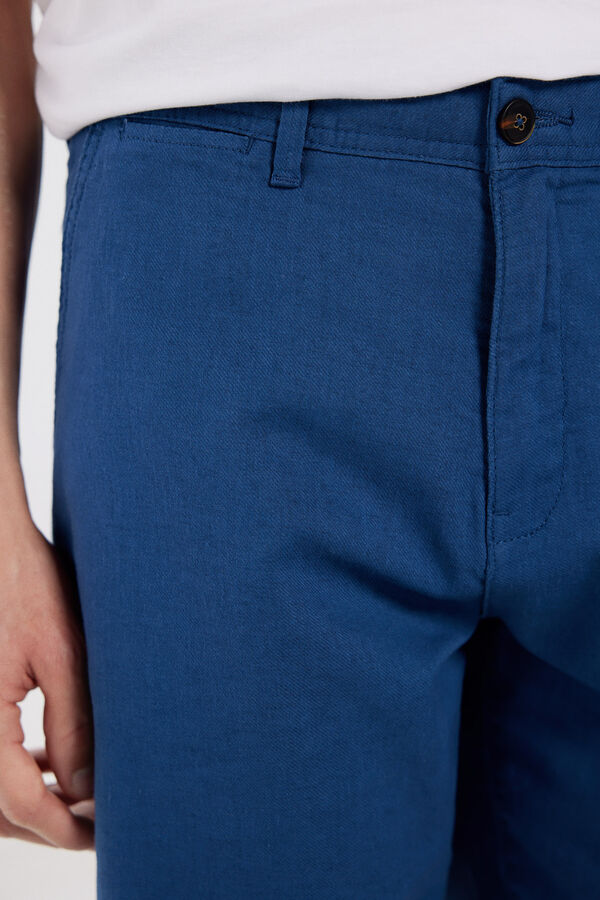 Springfield Bermuda color comfort fit azul