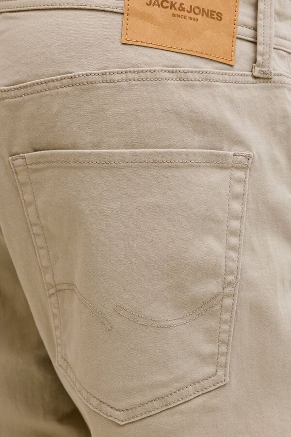 Jack & Jones Bermuda regular fit em sarja bege