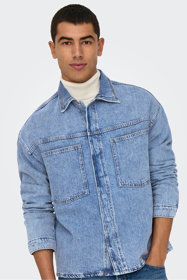 Only & Sons Chaqueta vaquera azul