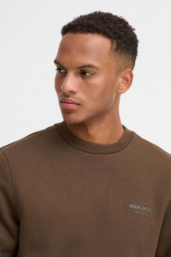 Blend Sudadera cuello redondo tostado